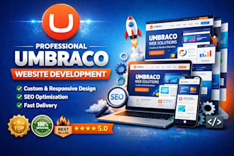 develop a professional umbraco website, cms, website development, custom website