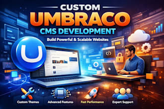 create a umbraco website, cms, website development, custom development, dot net