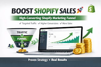 promote shopify store with shopify marketing sales funnel to boost shopify sales