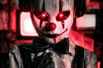 make thumbnail youtube horror creepy scary, fnaf ,roblox