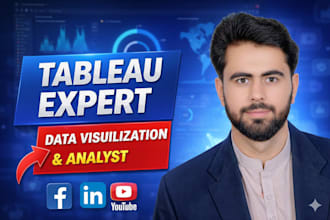 create interactive tableau dashboards and data visualization solutions