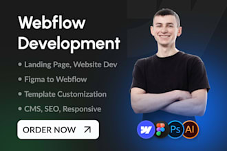 develop website on webflow, figma to webflow, webflow expert, design and dev
