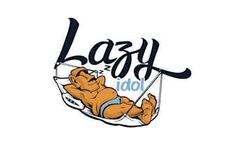 create clothing apparel logo for t shirt company lazy idol