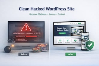 do wordpress malware removal recover, fix hacked website and improve security