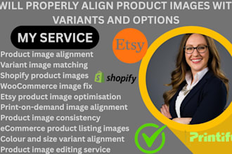 properly align product images with variants and options
