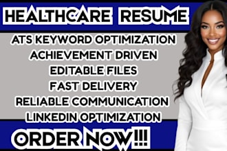 write healthcare, medical, nursing, pharmacy, hospital, case manager resume