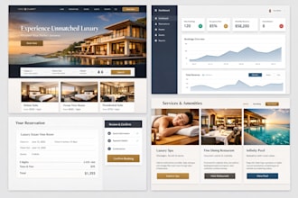 build a hotel website with booking system and payment integration