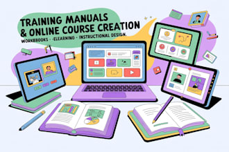 training manual, course content, online course, course creation,training course