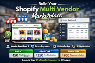 create shopify multi vendor ecommerce website build shopify multi vendor website