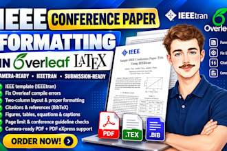 format your ieee conference paper camera ready in overleaf latex PDF express