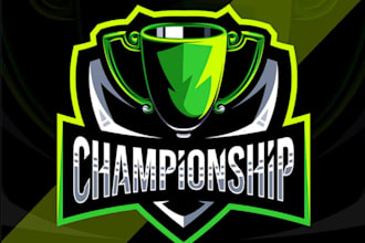 make esport t shirt championship volleyball logo
