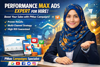 create google performance max and youtube video ads campaign for your brand