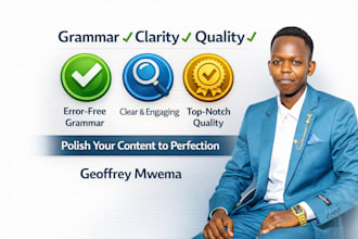 fix grammar, clarity and rewrite your content professionally