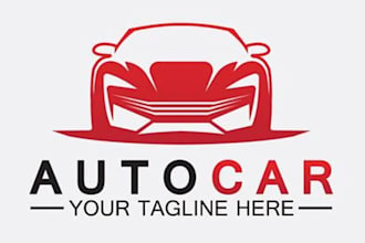 make car racing and automotive logo