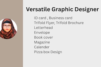 do trifold flyer, brochure, book cover,magazine and calender