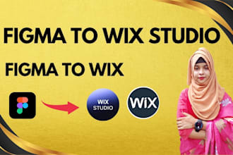 do a wix studio website, figma to wix studio, wix landing