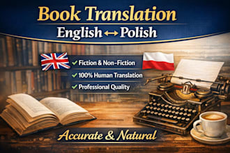 book translation english to polish