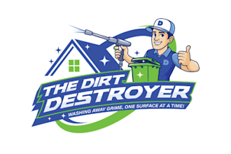 design clean house, janitorial and commercial cleaning logo