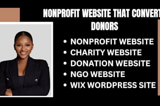 nonprofit website charity church donation website ngo redesign and wix wordpres