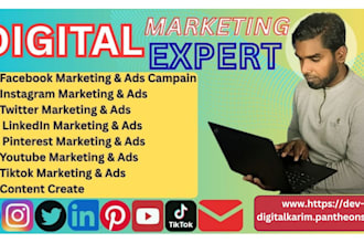be your social media expert for social media marketing