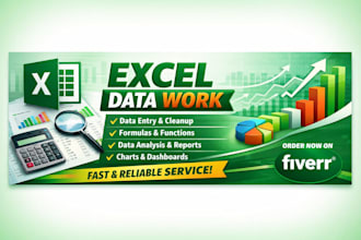 clean marge format prepare chart and analysis excel data