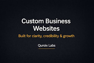 create business websites that convert