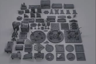 make 3d terrain miniature,3d wargaming, modular ttrpg,3d printable, 3d dnd build