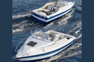 model realistic 3d ship or boat for visualization and 3d printing