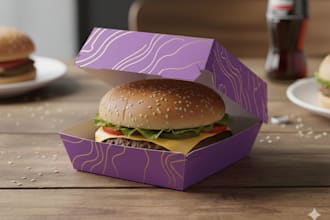 do custom box design with dieline print ready