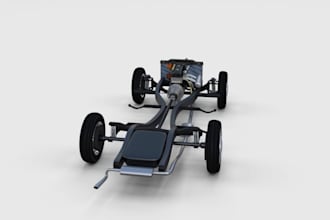 create 3d cad car suspension,3d vehicle interior and exterior chassis,3d print