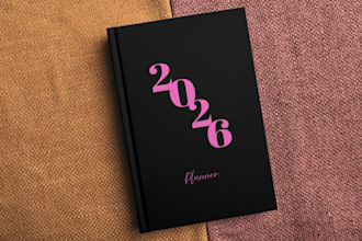 design a 2026 printable planner diary PDF