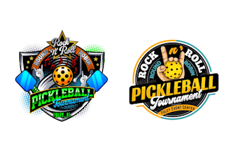 design a custom awesome pickleball logo