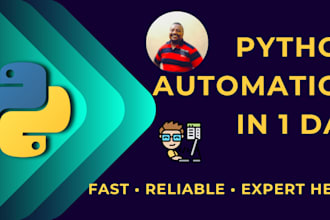 write or fix python code within 1 day