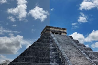 do fast photoshop photo editing, retouching and adjustments