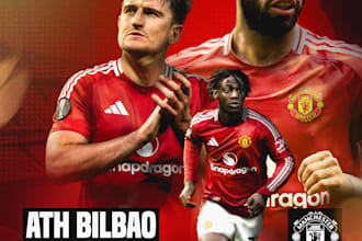 create a professional sports poster or flyer design for you