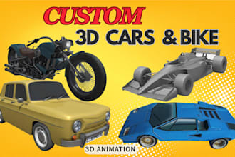 create 3d car model, car design cgi car, car modelling, car wrap design 3d boat
