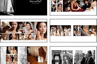 creating photo albums for holidays, weddings, and children