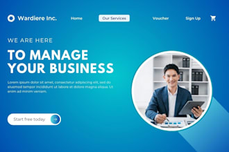 build modern website design and website development