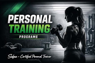 be your certified personal trainer and create workout plan