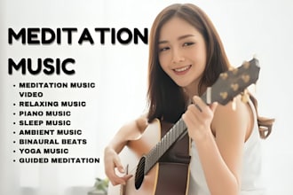 create meditation sound, chill lofi music, drill, deep sleep, and insomnia music