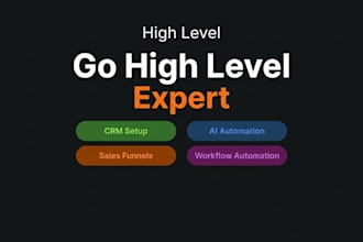 be your ghl expert and highlevel funnel expert