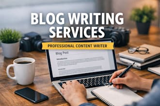 create informative blog articles with research