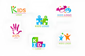 design a creative kids, childcare, daycare or preschool logo