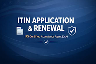 apply and renew your itin number as an irs certified acceptance agent