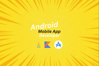 develop simple android apps using kotlin or java