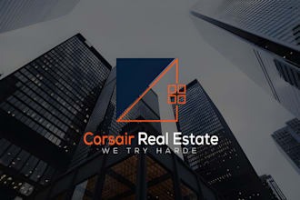 design a professional real estate logo for realtor, broker or property business