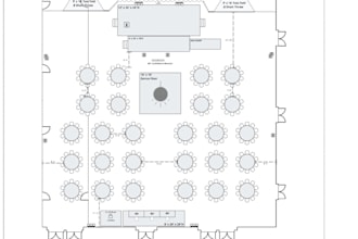 create cad diagrams for your meeting or events at hotels or event hall