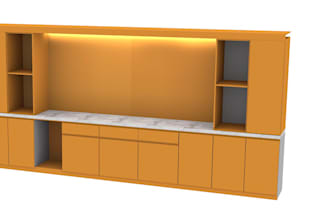 do 3d wall cabinet design for you