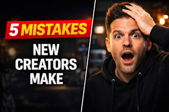 design professional and creative thumbnail for more clicks