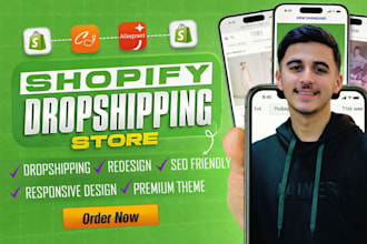 build a high converting shopify dropshipping store for beginners